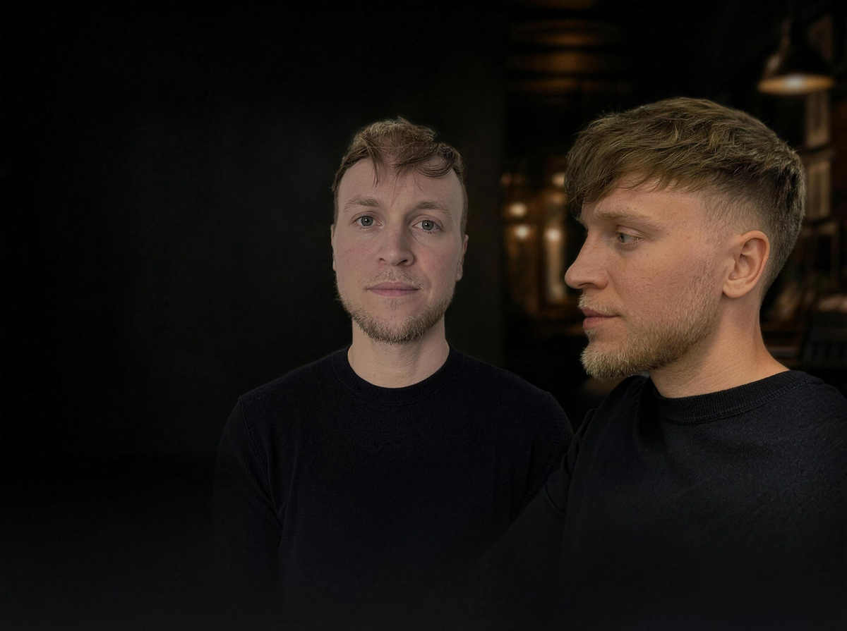 Janis vorher und nachher mit seinem AlphaHair-Haarsystem